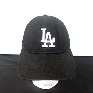 New Era 39THIRTY LA Dodgers Hat Mens M/L Black Trucker Mesh Flex-Fit Cap MLB